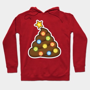 Poop Emoji Christmas Tree Hoodie